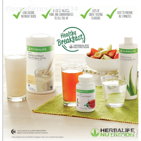 Herbalife промо пакет , снимка 1 - Хранителни добавки - 40766683