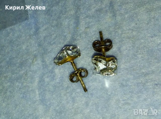 НЕЖНИ СРЕБЪРНИ ОБЕЦИ СРЕБРО 925 с ФАСЕТИРАНИ ПЕПЕРУДКИ от ШЛИФОВАН ЧИСТ ПЛАНИНСКИ КРИСТАЛ 40154, снимка 12 - Обеци - 42466245