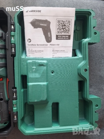 акумулаторна отвертка на Парксайд 4В Parkside PSSA 4V B2, снимка 8 - Отвертки - 51845303