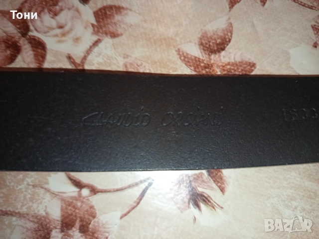 CLAUDIO ORCIANI Нов Италиански Мъжки Колан от Естествена Кожа 115см., снимка 4 - Колани - 52675777