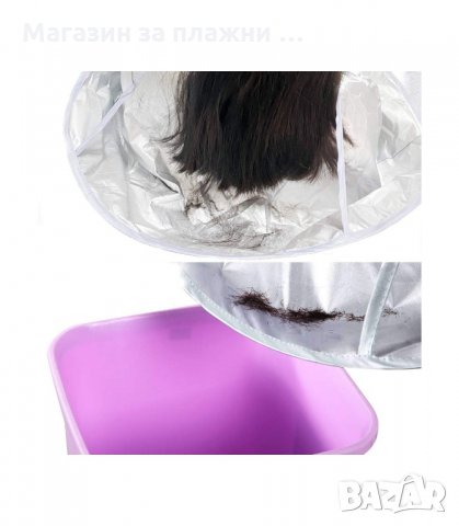 ФРИЗЬОРСКА ПЕЛЕРИНА ЗА ПОДСТРИГВАНЕ - код 2893, снимка 5 - Фризьорски принадлежности - 33910504