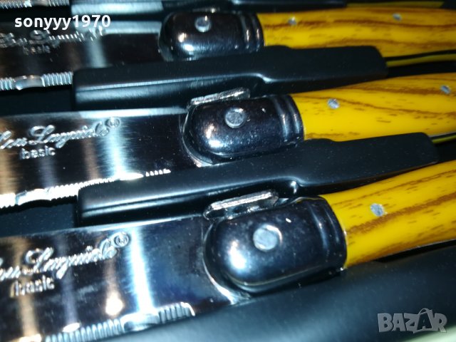 LOU LAGUIOLE-made in France 🇫🇷 6 KNIVES FRANCE 0512211721, снимка 2 - Колекции - 35037988