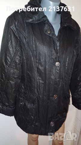 ДАМСКО ЧЕРНО ЗИМНО ЯКЕ BARBARA LEBEK - Размер XL , снимка 2 - Якета - 42771333