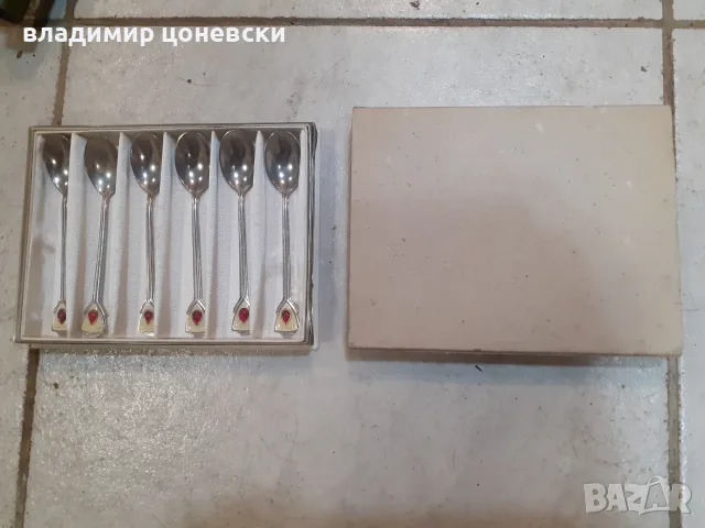 Комплект колекционерски лъжички за чай,кафе