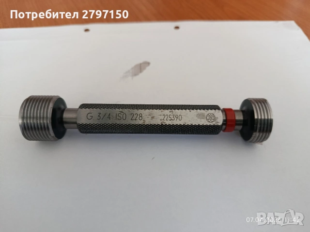 Резбови калибър., снимка 6 - Други инструменти - 54154342