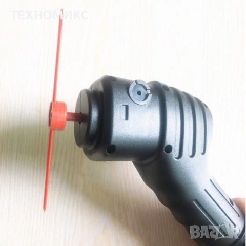 Електрически градински тример, преносим, телескопичен, безжичен, черен, снимка 7 - Градински мебели, декорация  - 51839513