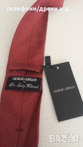 Нова мъжка вратовръзка GIORGIO ARMANI, Италия, коприна