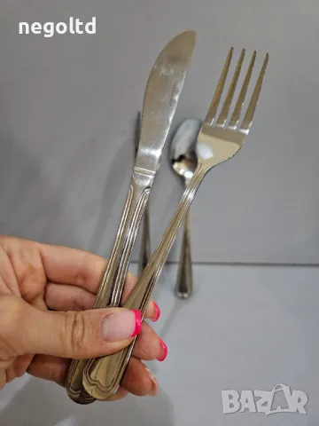 Нови качествени ПРИБОРИ ЗА ХРАНЕНЕ Неръждаема стомана 18/0, снимка 5 - Прибори за хранене, готвене и сервиране - 50208271