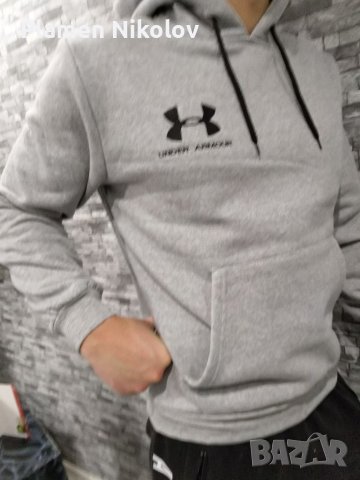 ПАМУЧЕН СИВ СУИТШЪРТ , снимка 7 - Спортни дрехи, екипи - 38093415