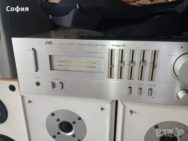 Усилвател JVC A-Х2 super A.2+50w, снимка 3 - Ресийвъри, усилватели, смесителни пултове - 53149605