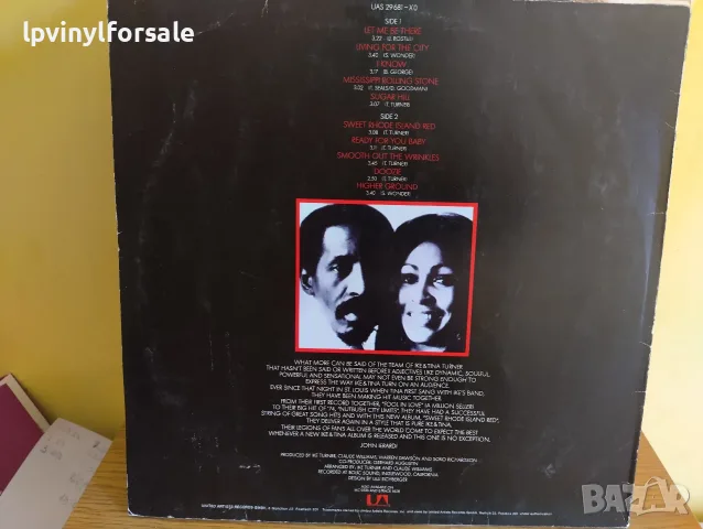 Ike & Tina Turner – Sweet Rhode Island Red, снимка 2 - Грамофонни плочи - 55961027
