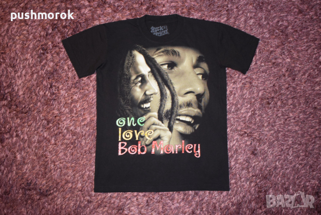 Bob Marley T shirt ONE LOVE Sz M / # 00059 /, снимка 4 - Тениски - 36560723