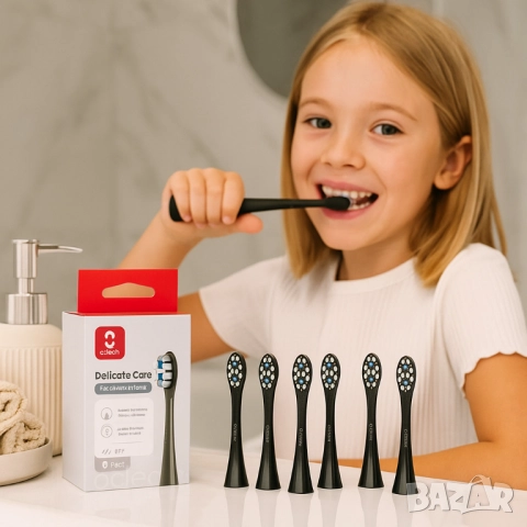 Накрайници за четка за зъби Oclean Kids P3К1-6, P3К8-6, 6 броя, снимка 6 - Други - 51947653