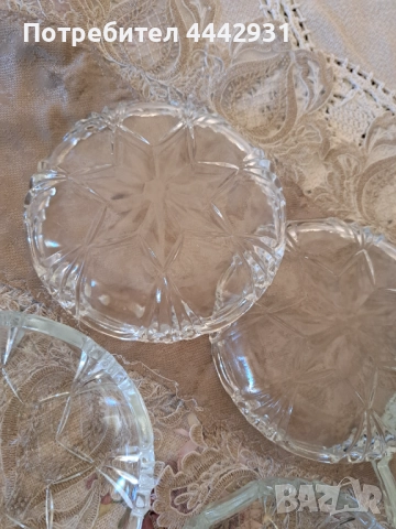 Стъклени купички Китка Нови пазар, снимка 3 - Чинии - 51688289