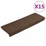vidaXL Изтривалки за стълби 15 бр. 65x21x4 см, кафяви, правоъгълни, кант（SKU: 134571）, снимка 1