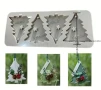 Молд коледни елхи 4 броя , снимка 1