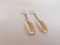 Златни висящи обеци 1, снимка 6