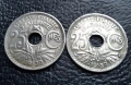 Стара монета 25 сантима 1930 г. и 1939 г. Франция - топ !, снимка 5