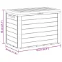 vidaXL Градински сандък за съхранение, антрацит, 78x44x55 см, снимка 9