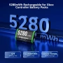 NEWDERY Единична зарядна станция за безжичен контролер Xbox и батерия 5280mWh, снимка 2