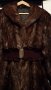 Естестен косъм Визон-нутрия дълго 122см палто, снимка 1 - Палта, манта - 30654858