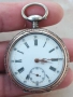 Сребърен джобен часовник , снимка 6