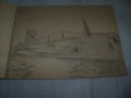 Стар скицник с рисунки соц период, снимка 7