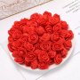 Силиконови розички / рози за декорация 3.5 см, снимка 1 - Изкуствени цветя - 27190761