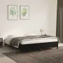 vidaXL Рамка за легло без матрак, черна, 180x200 см, кадифе, снимка 2