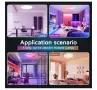 Интелигентен RGB LED плафон WIFI+Bluetooth, ANDROTEK®, 30W, 2600lm, дистанционно управление, снимка 4