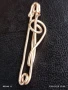 Позлатена винтидж брошка музикална игла рядка 70201, снимка 1