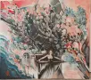Голяма Стара Картина на Стар Художник от Стари Времена "Врата към Рая", снимка 1