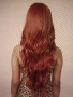 Нова Стилна Перука В Меден Цвят, снимка 4