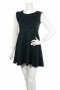 Дамска памучна рокля без ръкав и дължина над коляното Miso Bodycon, Черен, снимка 1 - Рокли - 30788749