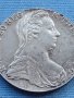 Сребърна монета Австрия талер 1780г. Мария Терезия от Хабсбург 40383, снимка 9