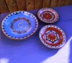 Ново. 3 броя народни чинии, снимка 2