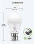 Нови 3 броя Байонетни LED крушки 60W енергоспестяваща Дом , снимка 7