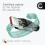 CELLONIC 1x USB C Type C кабел за данни, съвместим с Huawei P30 Lite, Pro 3.1, 1 м, найлон, сив/чер, снимка 5