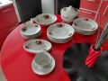 Порцеланов сервиз , български , страхотен , 23 части , снимка 5