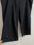 Макси ежедневен еластичен летен 7/8 панталон с висока талия и джобове в черно, снимка 3