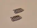 Сребърни обеци със цирконий, снимка 2