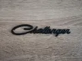 Dodge Challenger черна емблема стар стил, снимка 1