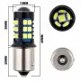 LED крушки 1156 BA15S бели 6000K 24V 2 броя, снимка 3