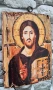 Икона Исус Христос Пантократор 18/13 см, художествен декупаж, снимка 4