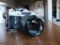 Обектив Sirius MC Automatic Macro 135mm f/2.8 и фотоапарат Revueflex E (Zenit-E), снимка 1
