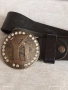 Дамски кожен колан с кристали марков много красив 31147, снимка 6