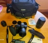 Продавам Canon EOS M 50, фотоапарат с 3 обектива!, снимка 1