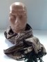 Мъжки шал кашмир в бежаво кафяв цвят - 105, снимка 3