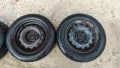 4бр. железни джанти 15ки със зимни гуми, снимка 3