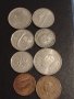 Лот монети от цял свят 8 броя ШВЕЙЦАРИЯ, АМЕРИКА УНГАРИЯ ЗА КОЛЕКЦИЯ 71371